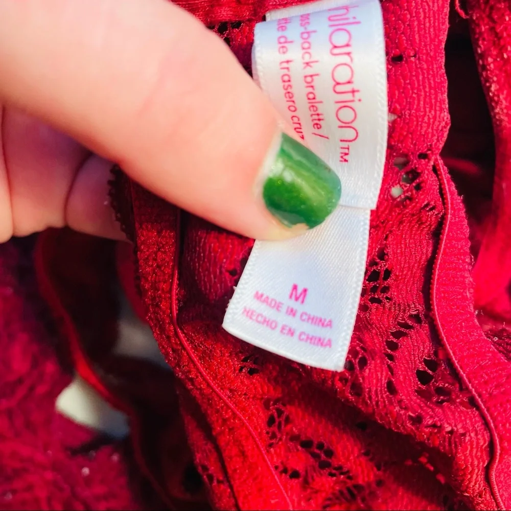 Maroon bralette bundle - Picture 4 of 8